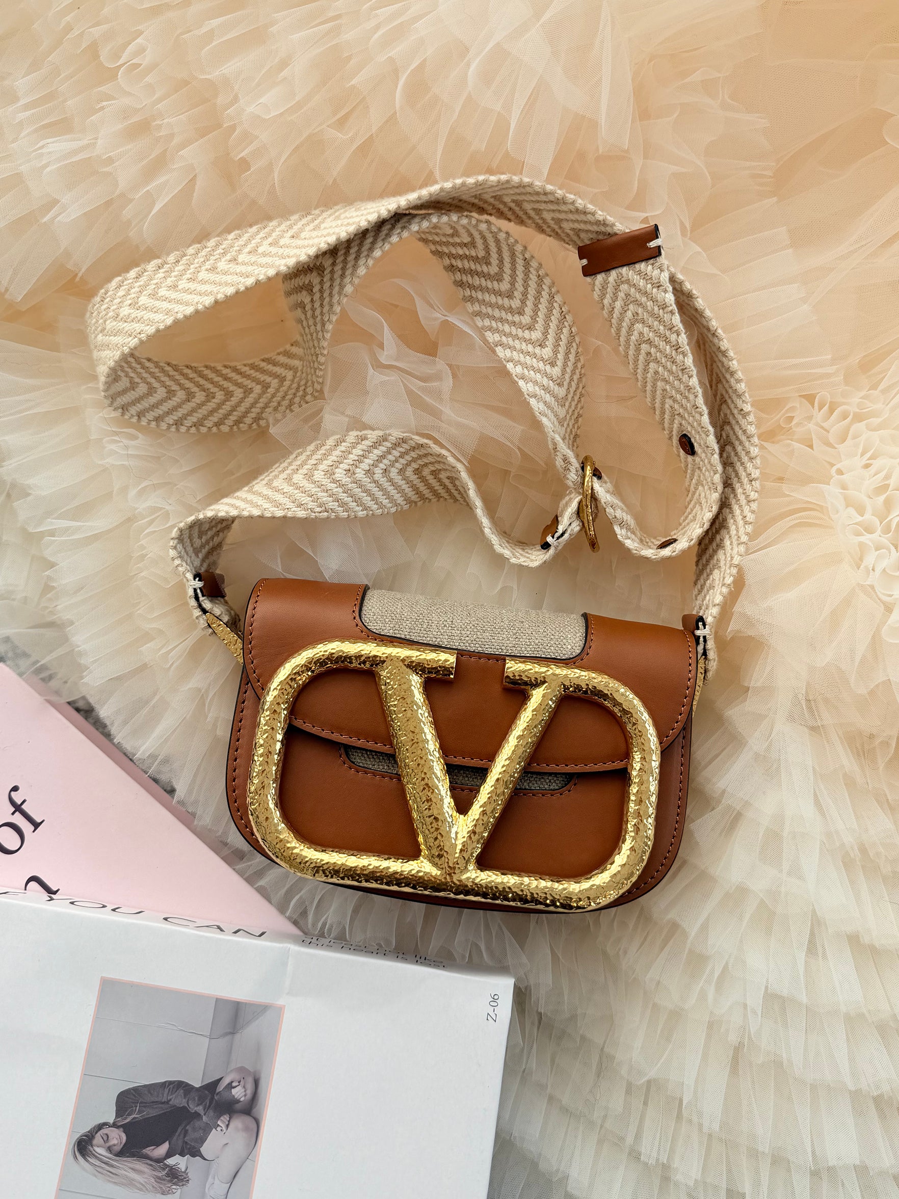Valentino Limited-Edition Lava Large Logo Shoulder Bag