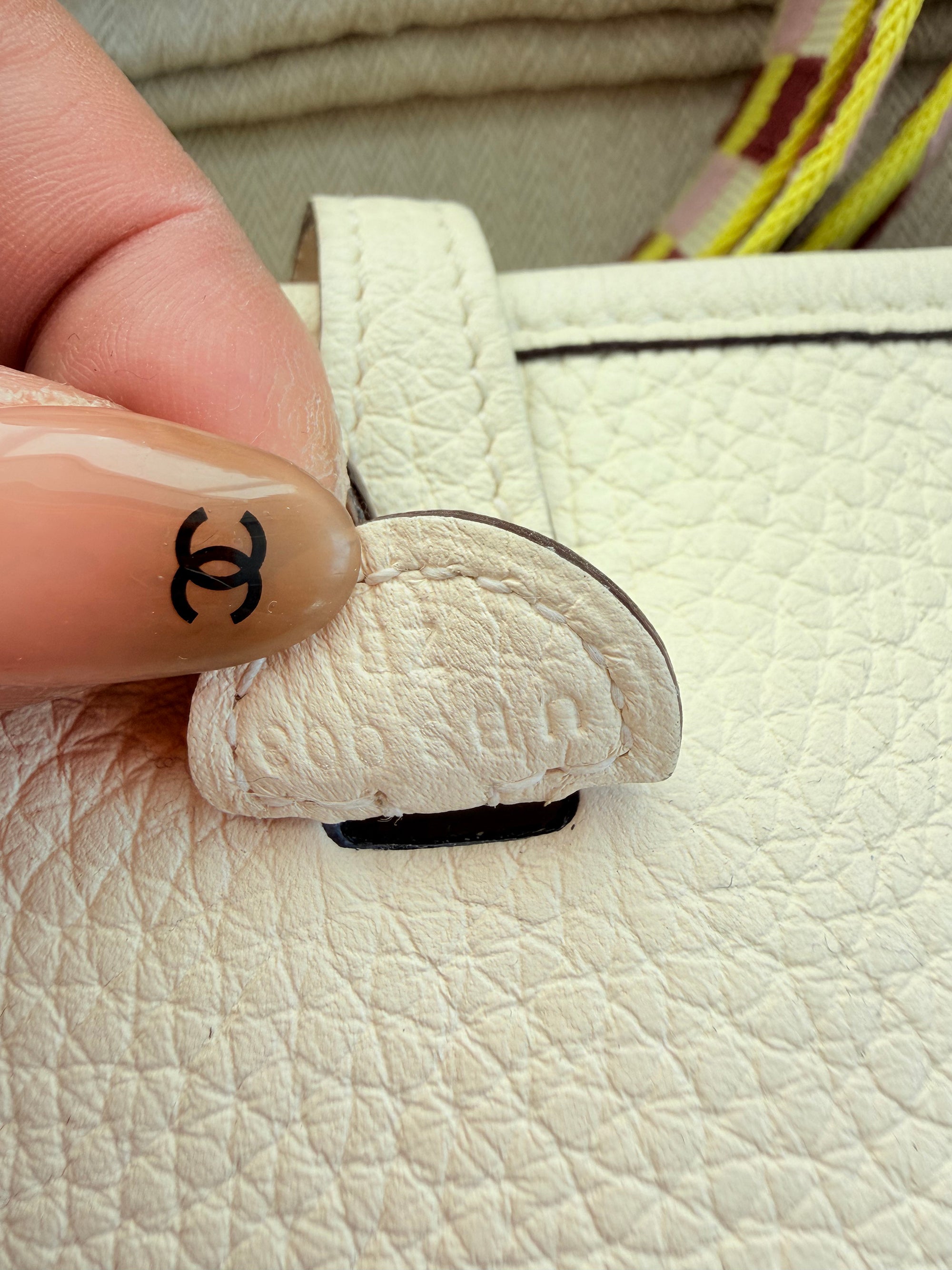 Hermès Evelyne Shoulder Bag in Nata Togo Leather mini Size