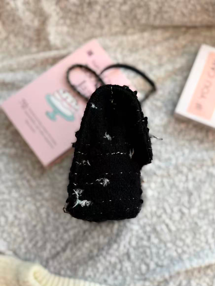 Chanel Salzburg Collection Wool Flap Chain Bag