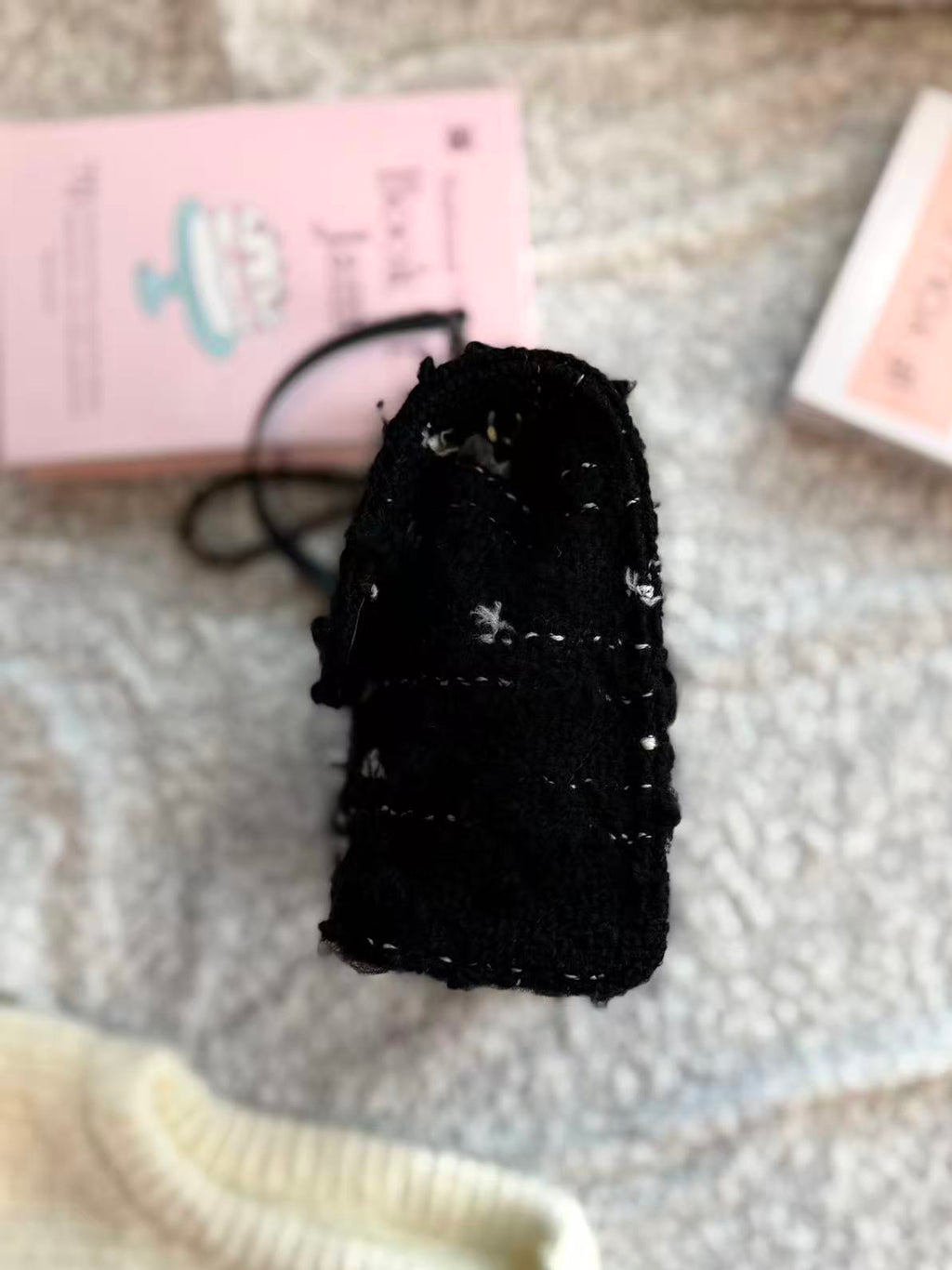 Chanel Salzburg Collection Wool Flap Chain Bag