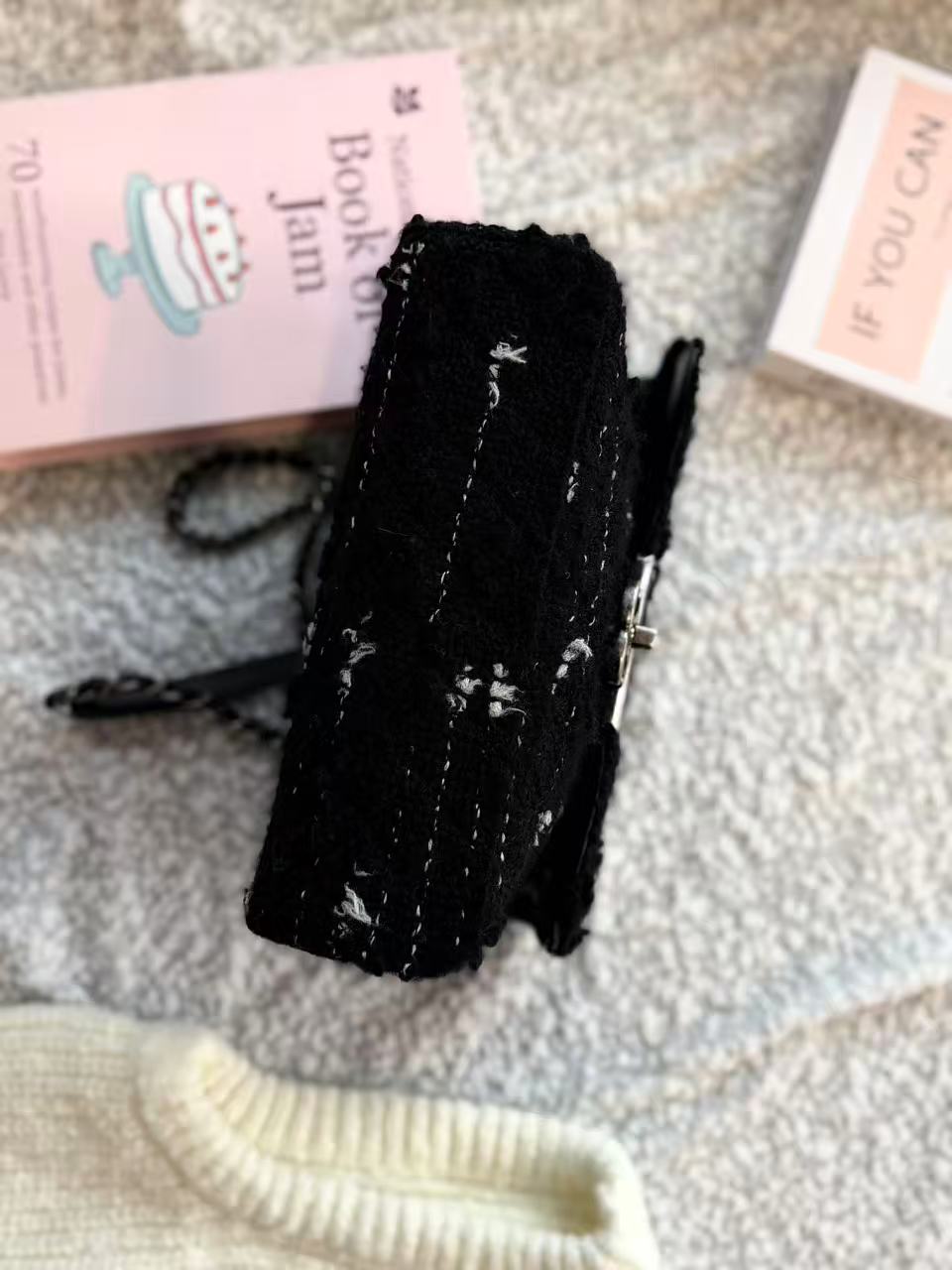 Chanel Salzburg Collection Wool Flap Chain Bag