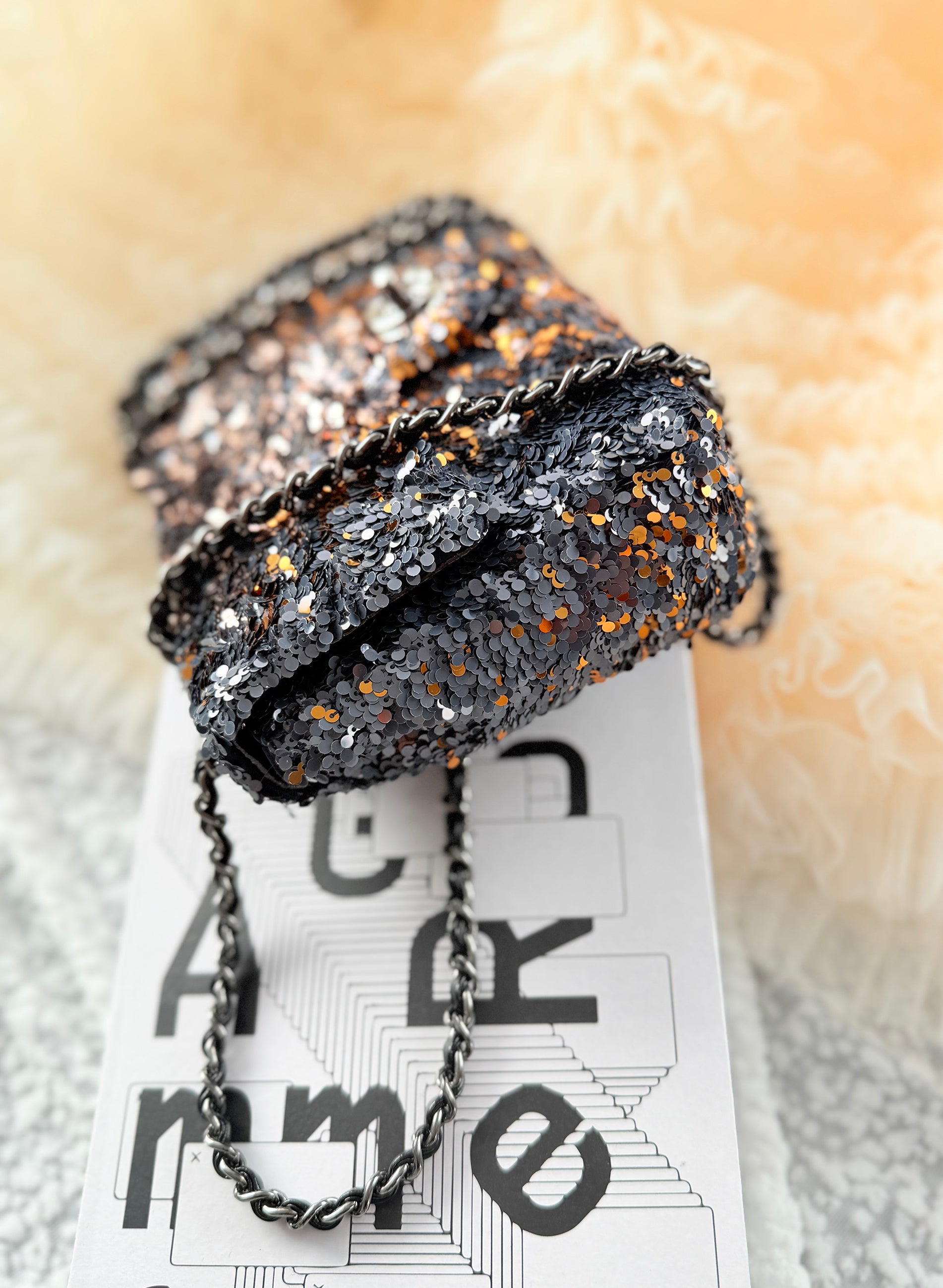 Chanel Flap Chain Bag with Sequin Detail