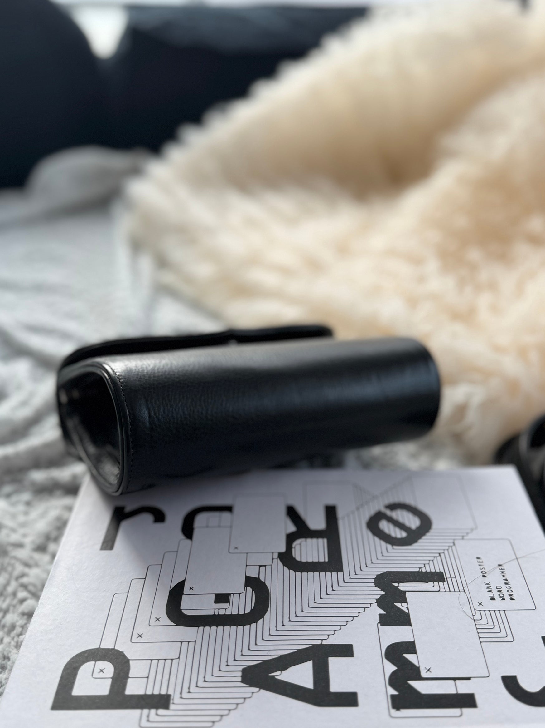 Chrome Hearts Silver cross-embellished black shoulder kelly bag