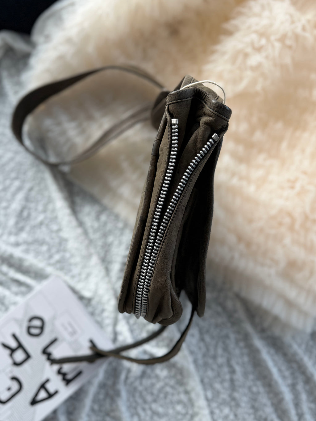 Chrome Hearts Distressed Vintage Messenger Bag (Shoulder & Crossbody)