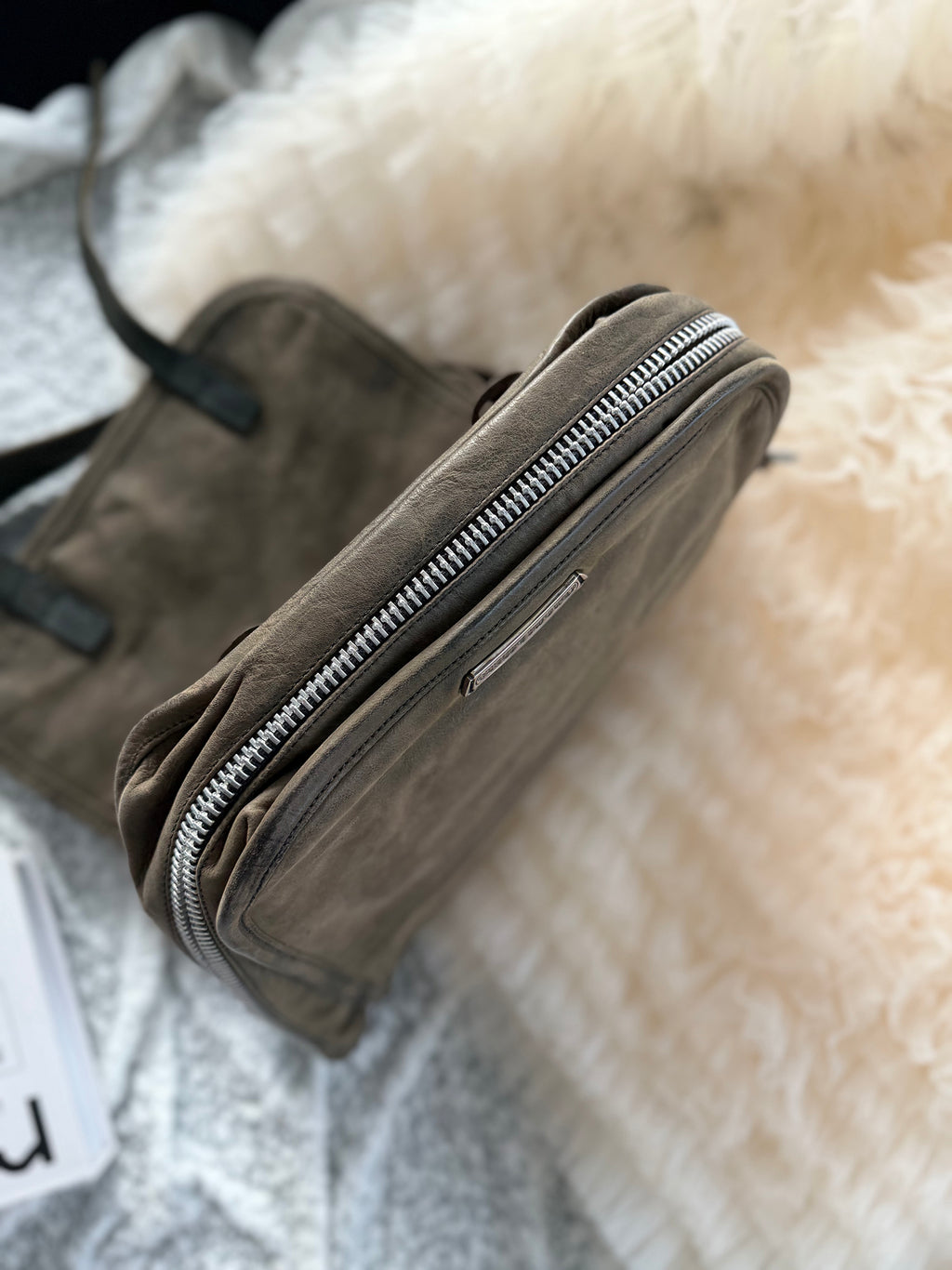 Chrome Hearts Distressed Vintage Messenger Bag (Shoulder & Crossbody)