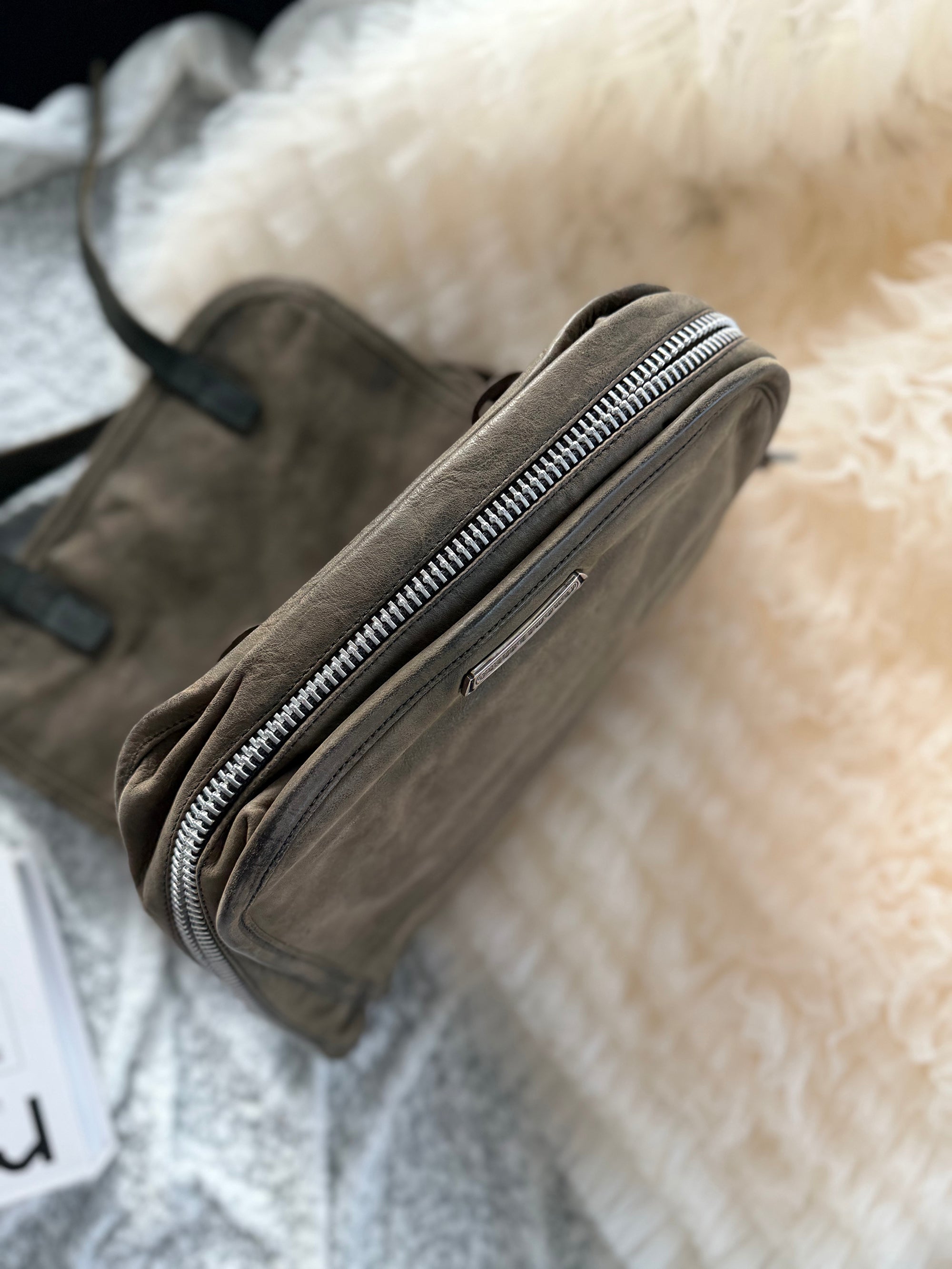 Chrome Hearts Distressed Vintage Messenger Bag (Shoulder & Crossbody)