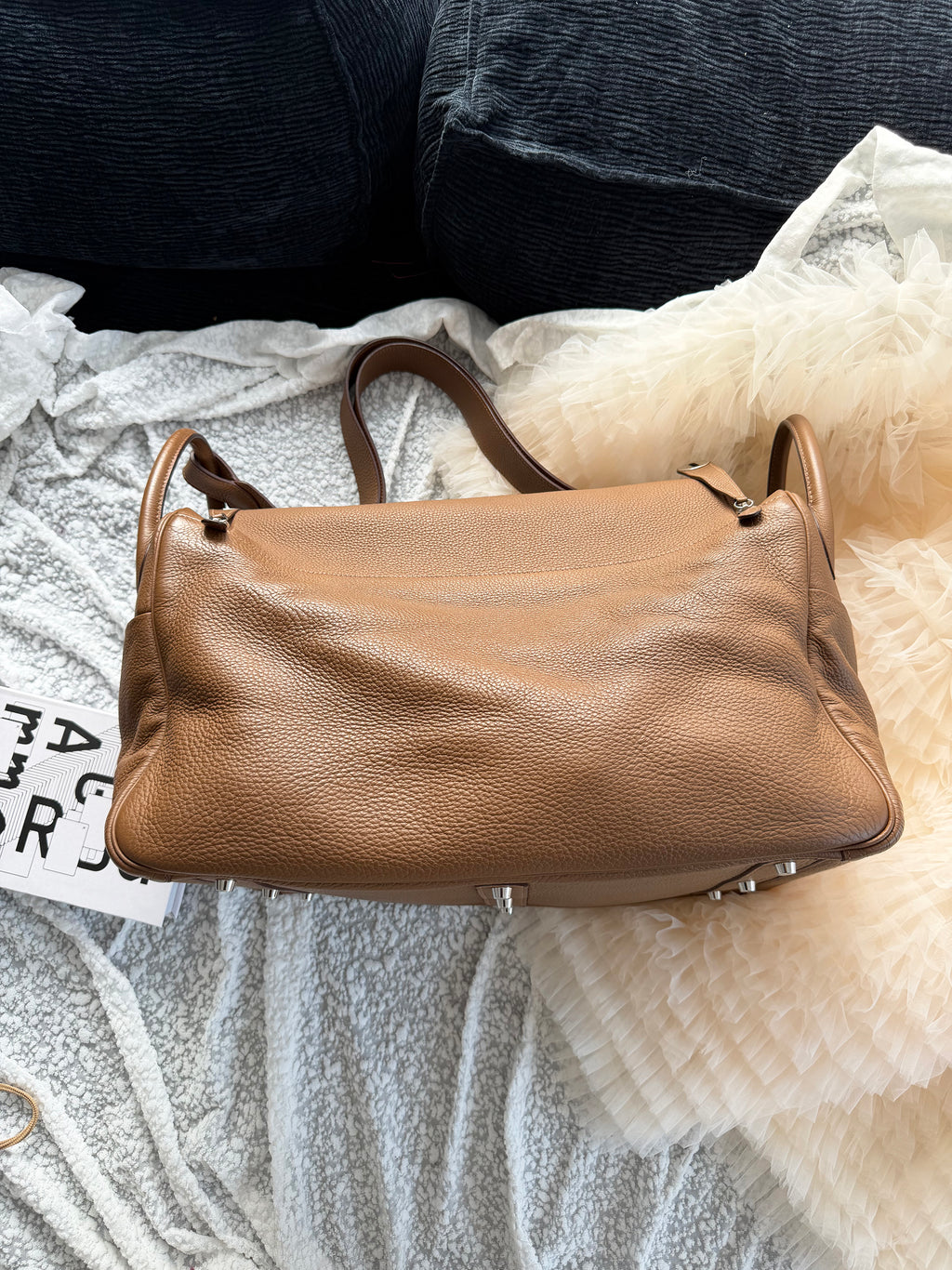 Hermes Lindy45 Brown handbag  VIP custom-made