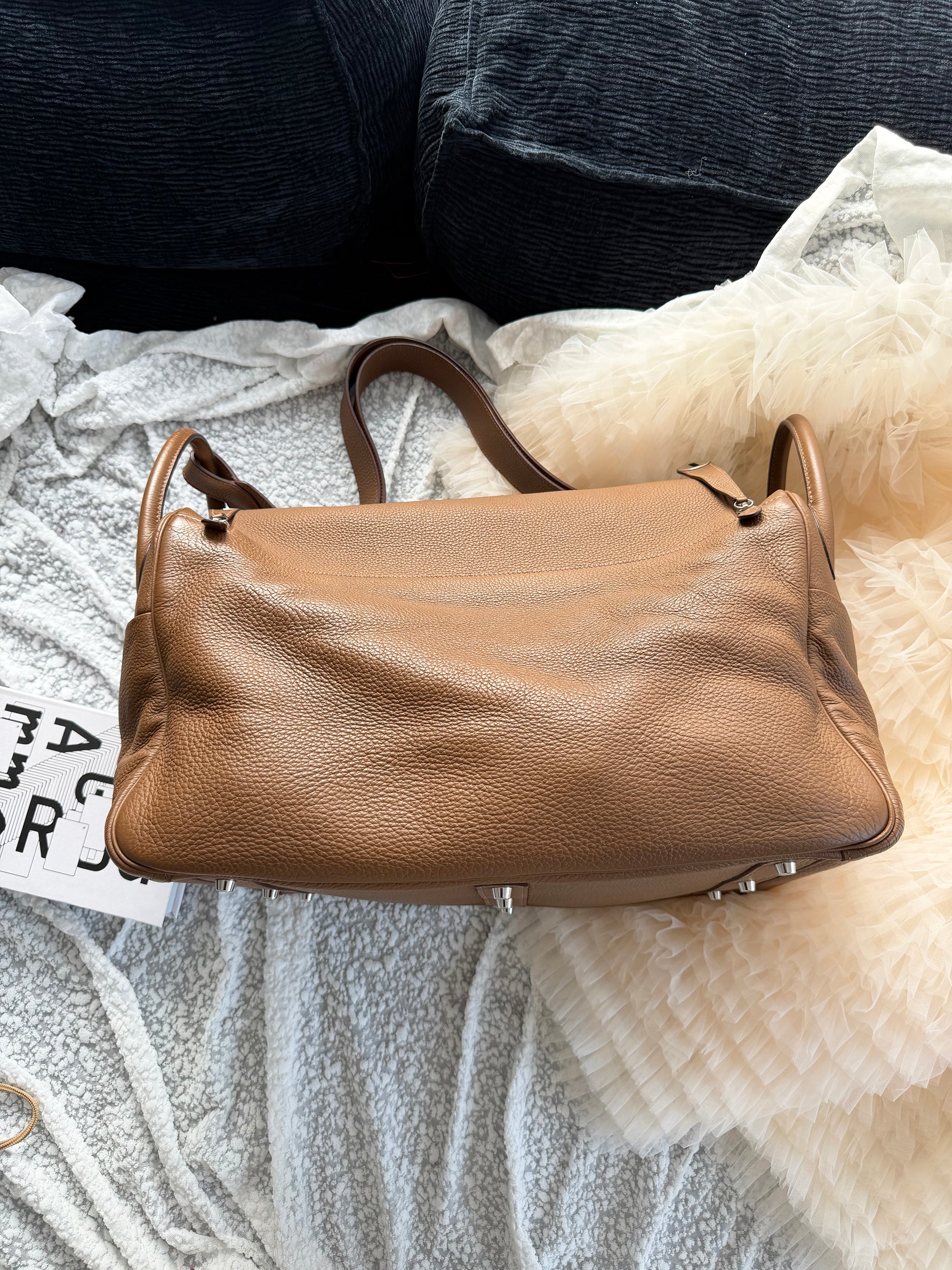 Hermes Lindy45 Brown handbag  VIP custom-made