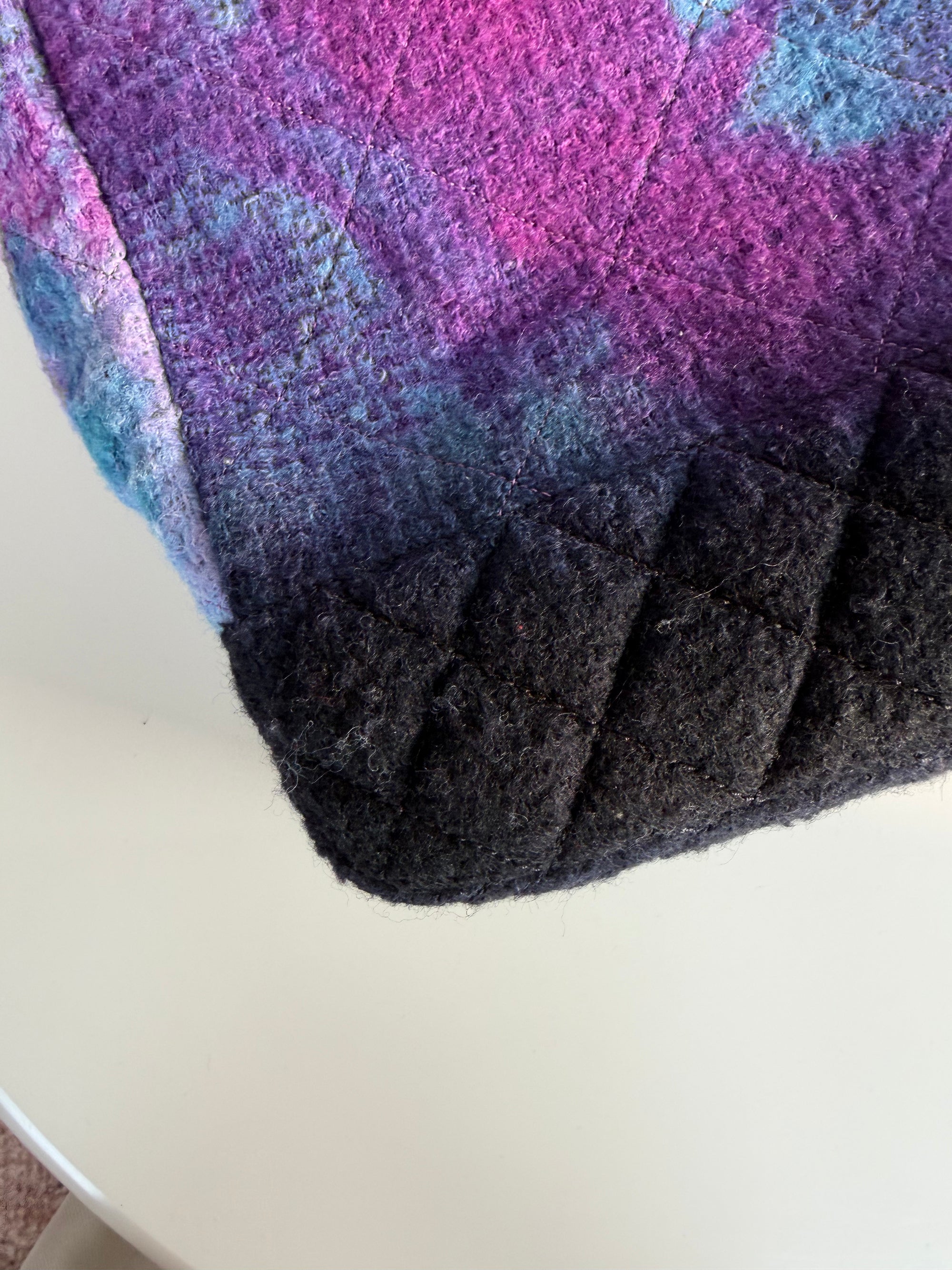 Chanel Runway Edition Purple Gradient Coin-Detailed Shoulder Bag