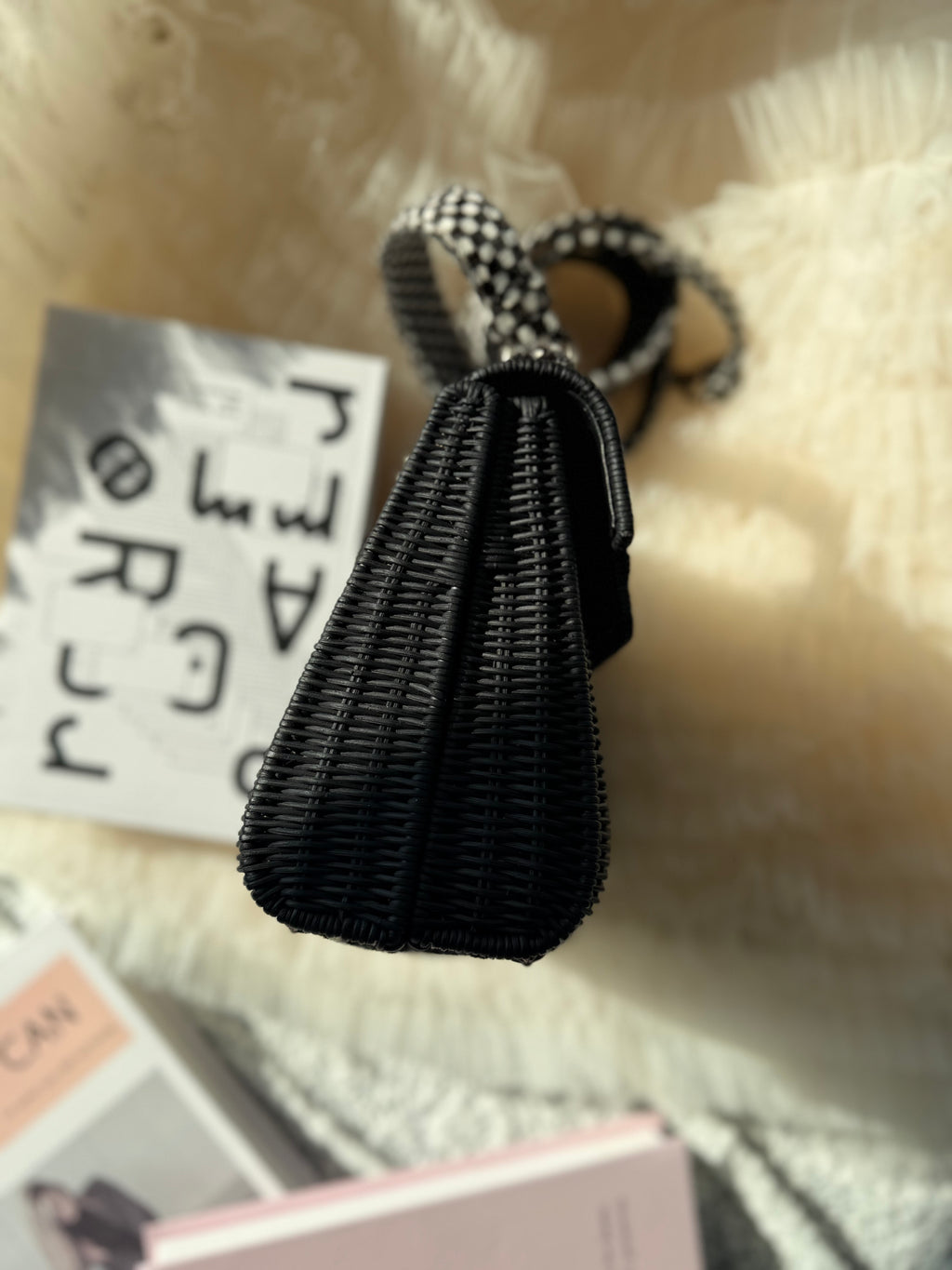 Chrome Hearts Black-and-Silver Horsehair Woven Shoulder & Crossbody Bag, Extremely Rare