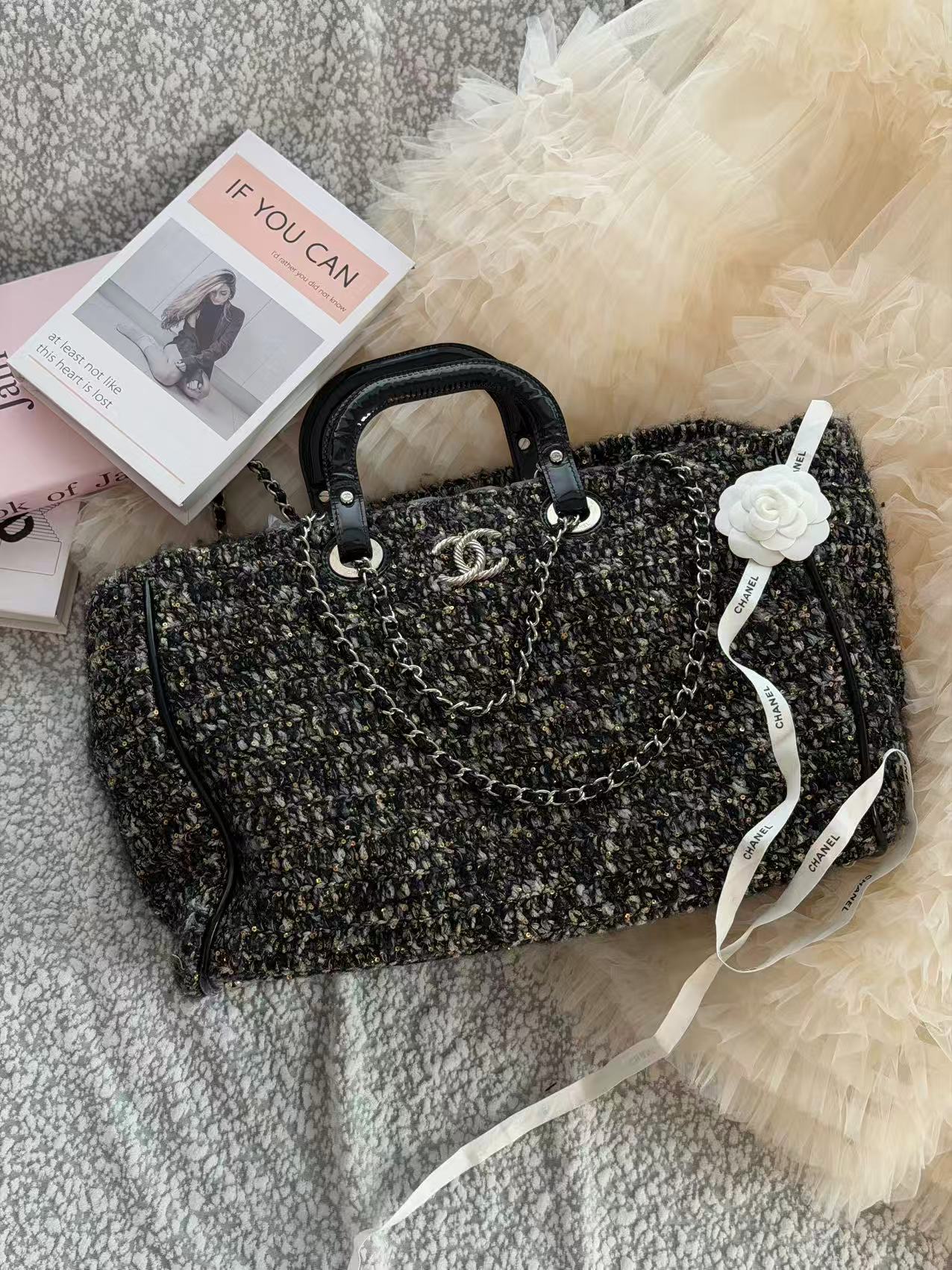 Chanel Vintage Tweed Shoulder Bag (Runway Edition)