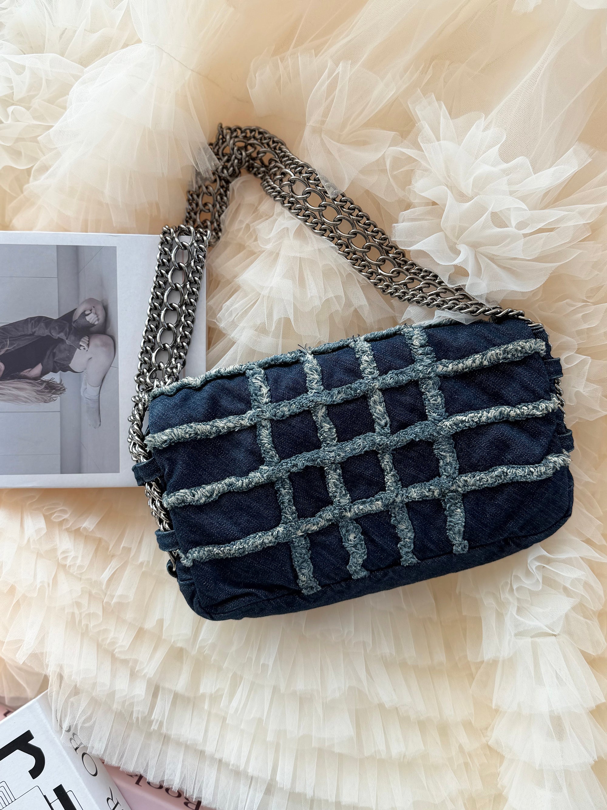 Chanel Denim Vintage Shoulder Bag