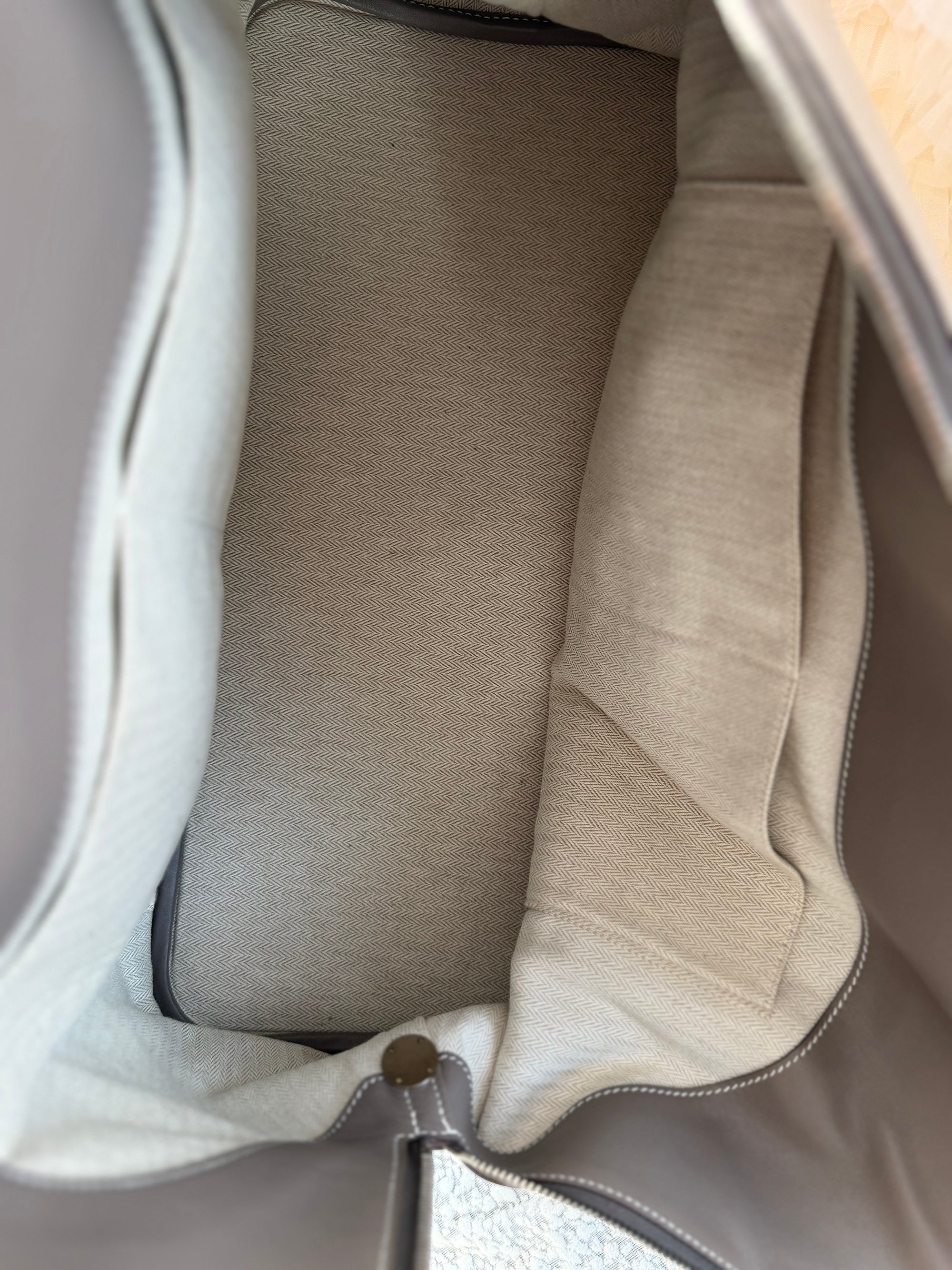 Hermes Elephant Gray Handbag relax45