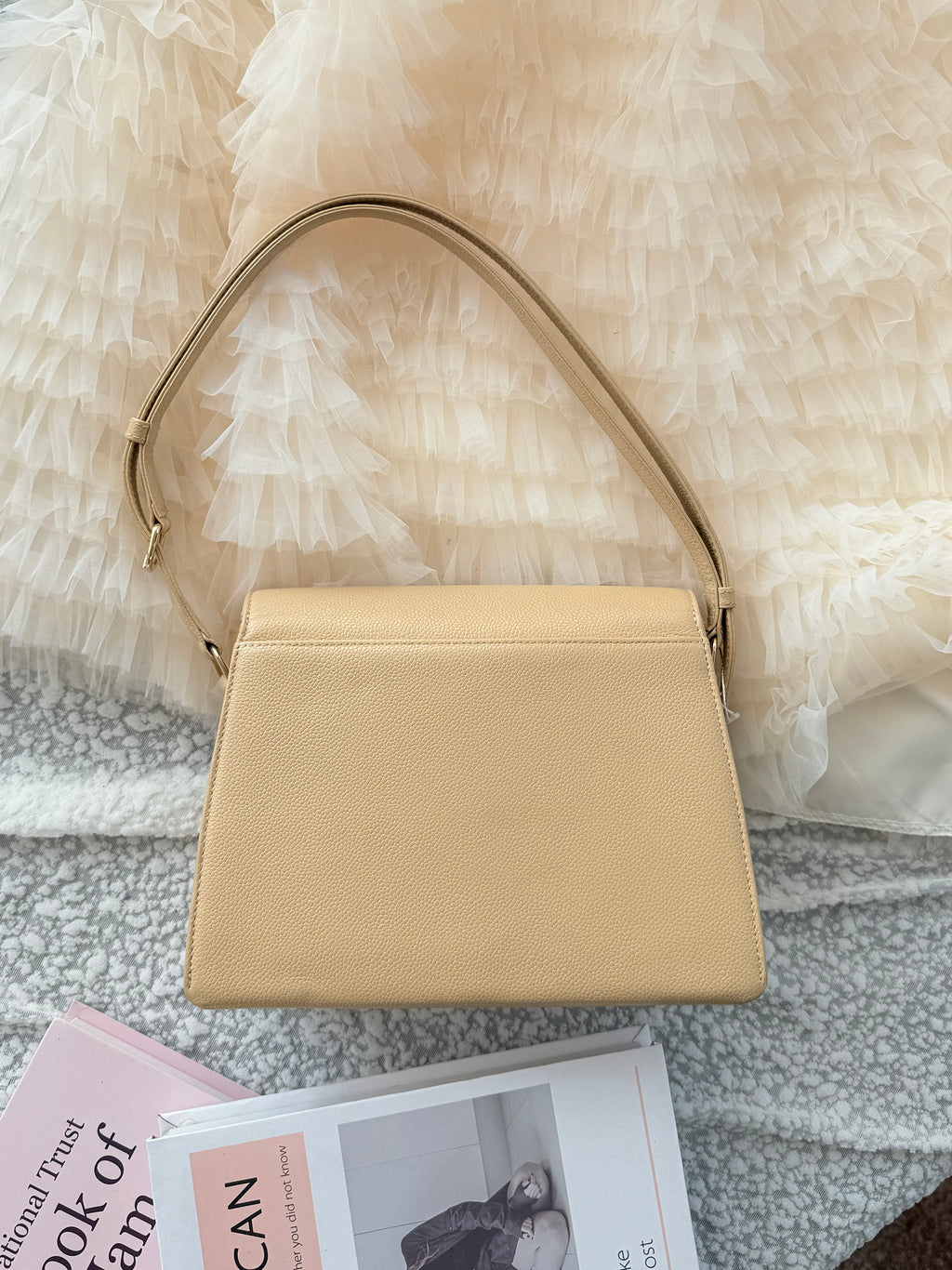 Chanel Vintage 2.55 Shoulder Bag with an adjustable shoulder strap length