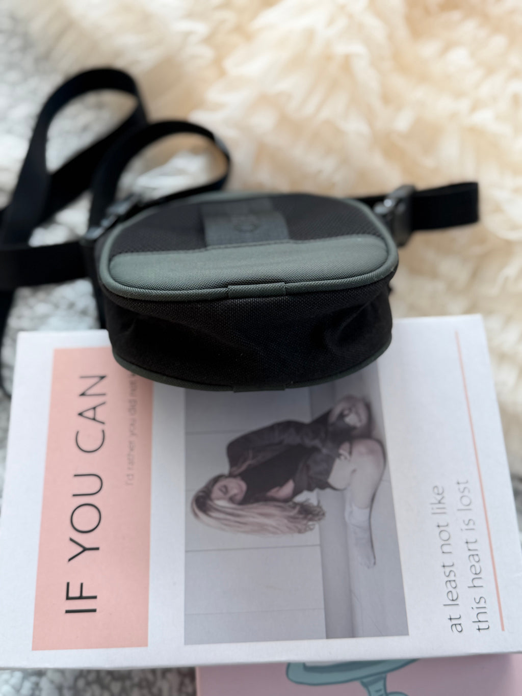 Chanel Vintage Sports Line Square-Logo Shoulder Bag with Adjustable Strap