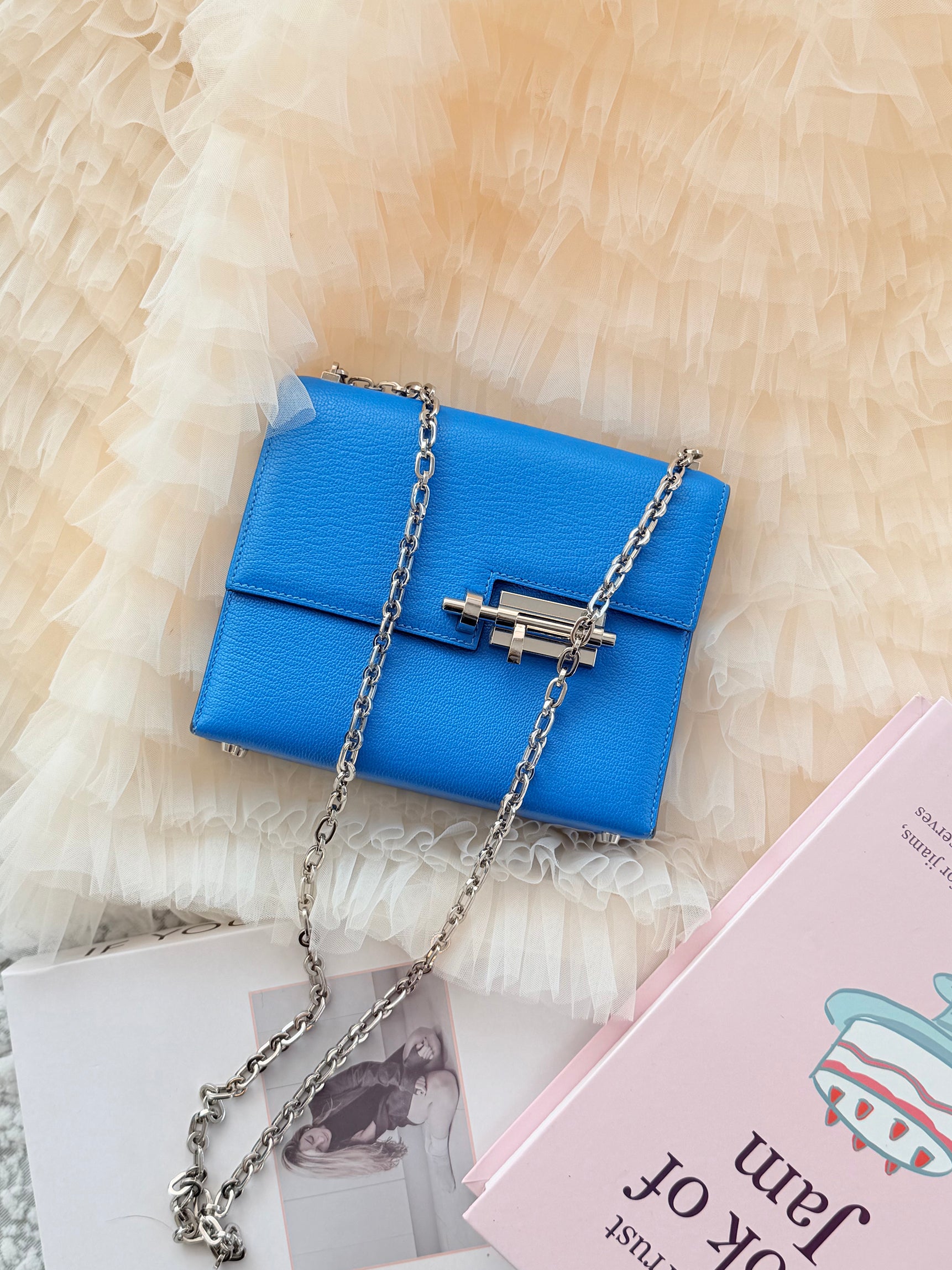 Hermès Mini Jypsière with Tanzania Silver Clasp