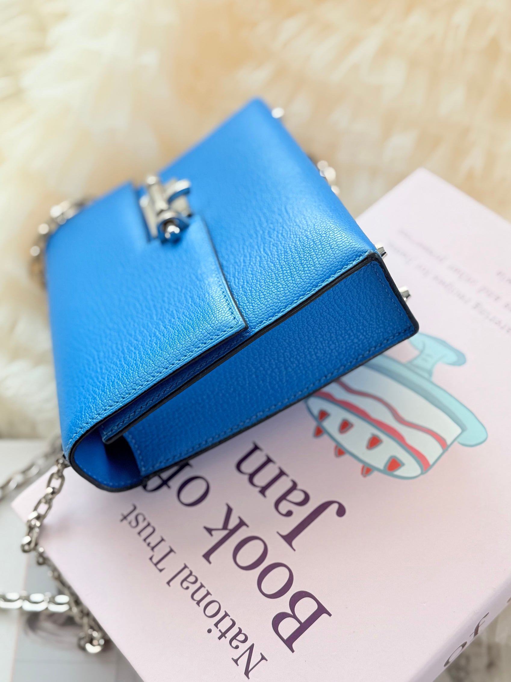 Hermès Mini Jypsière with Tanzania Silver Clasp