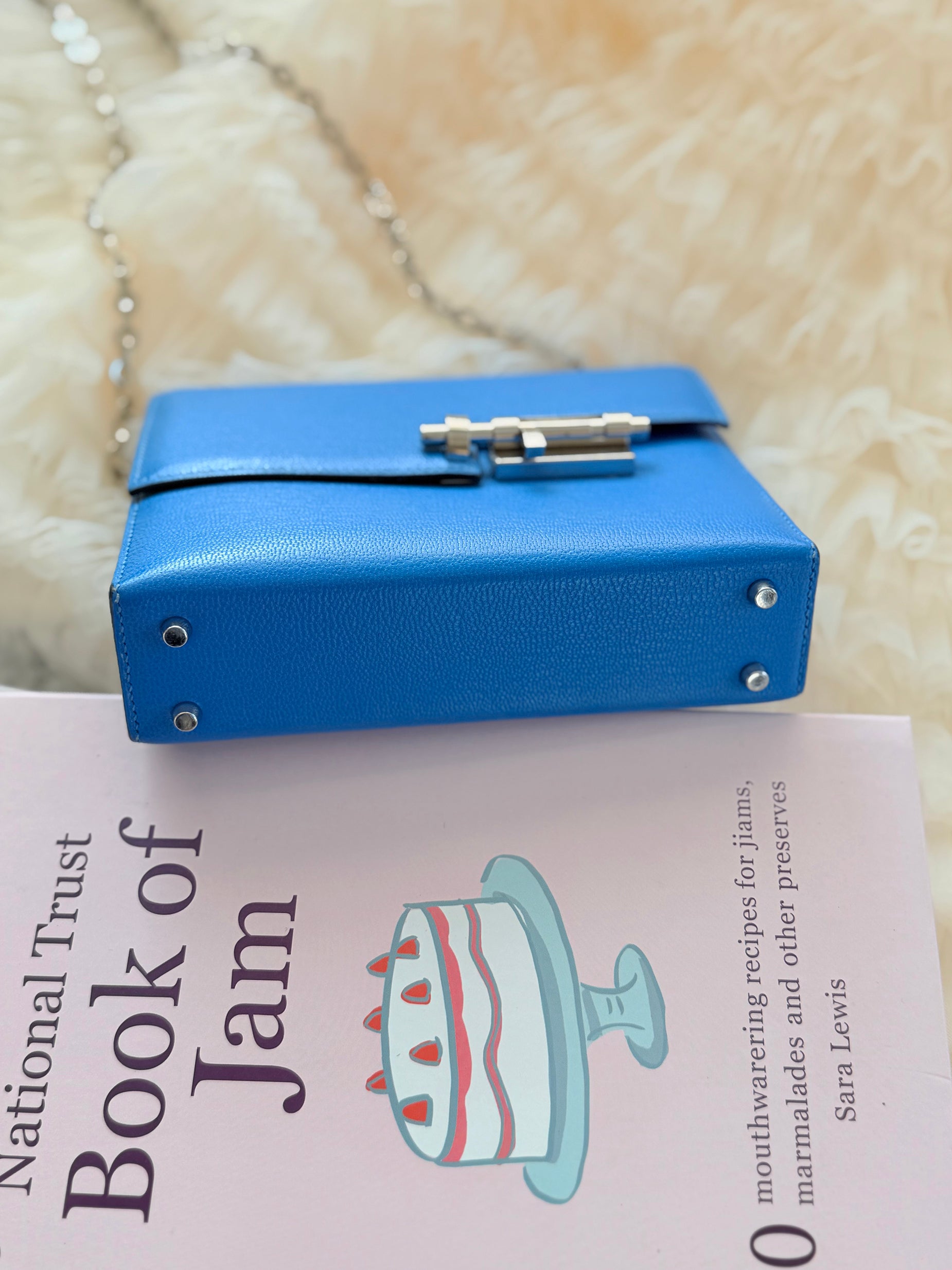 Hermès Mini Jypsière with Tanzania Silver Clasp