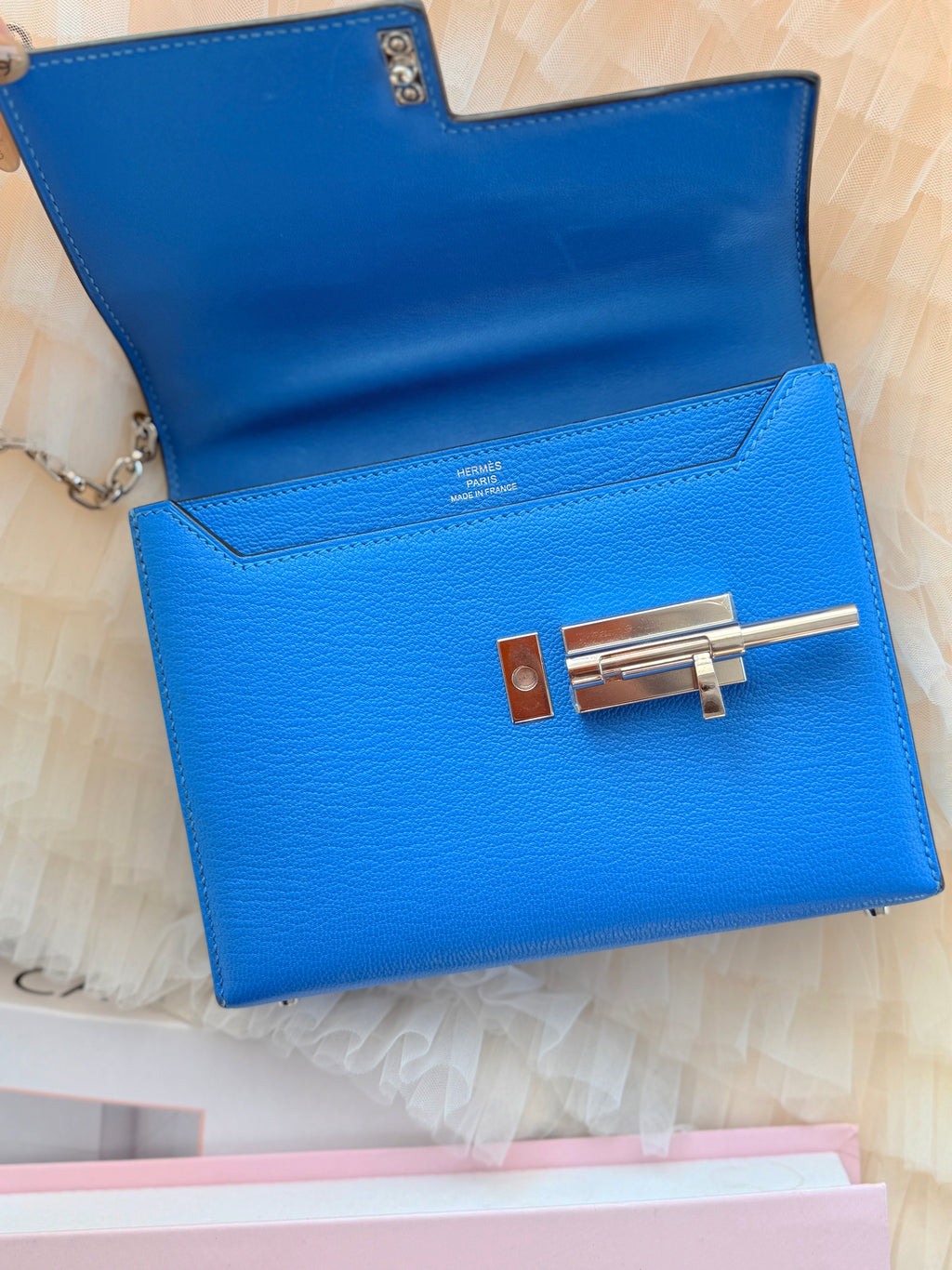 Hermès Mini Jypsière with Tanzania Silver Clasp