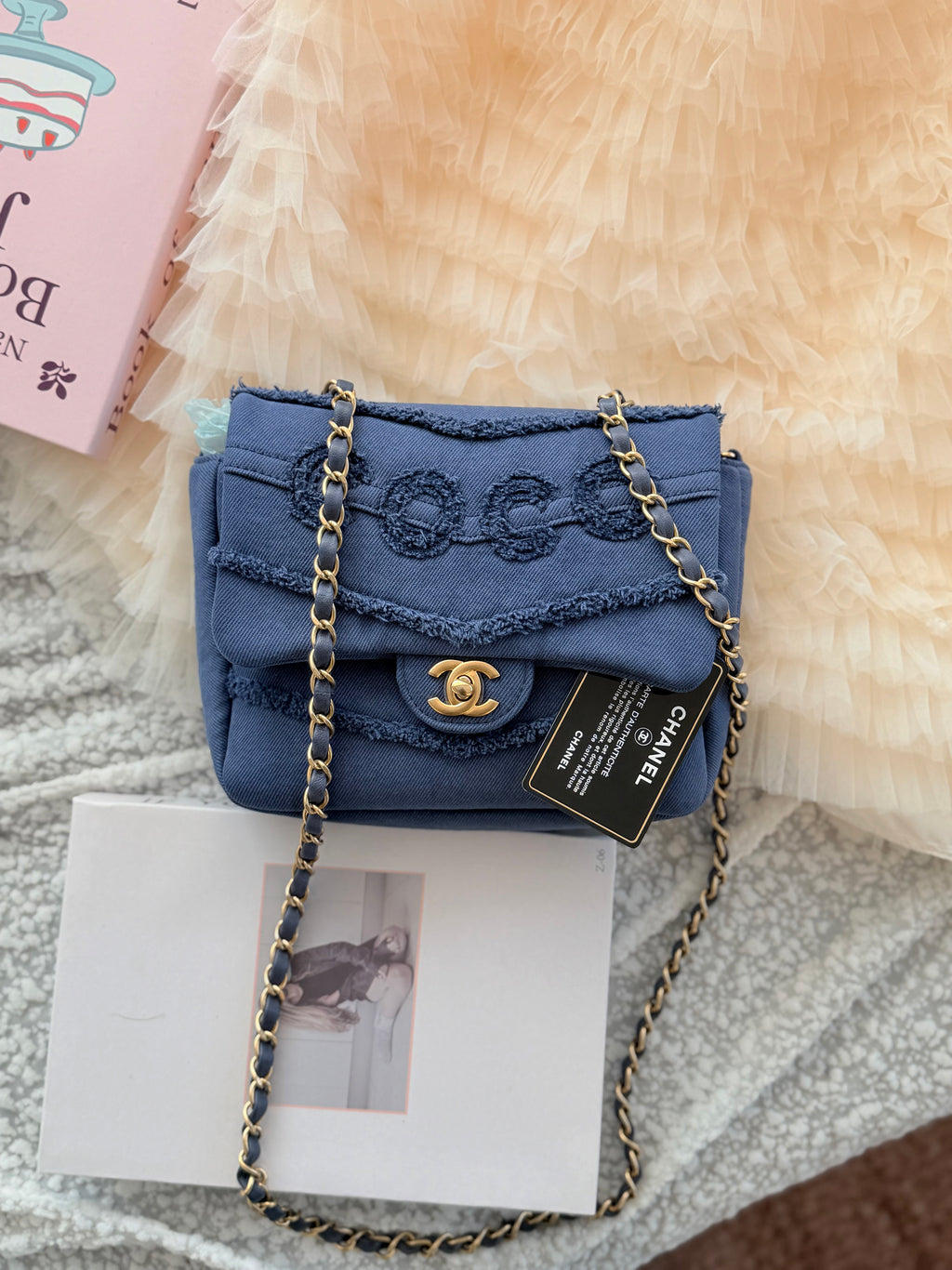 Chanel Coco Denim Mini Square Shoulder Bag