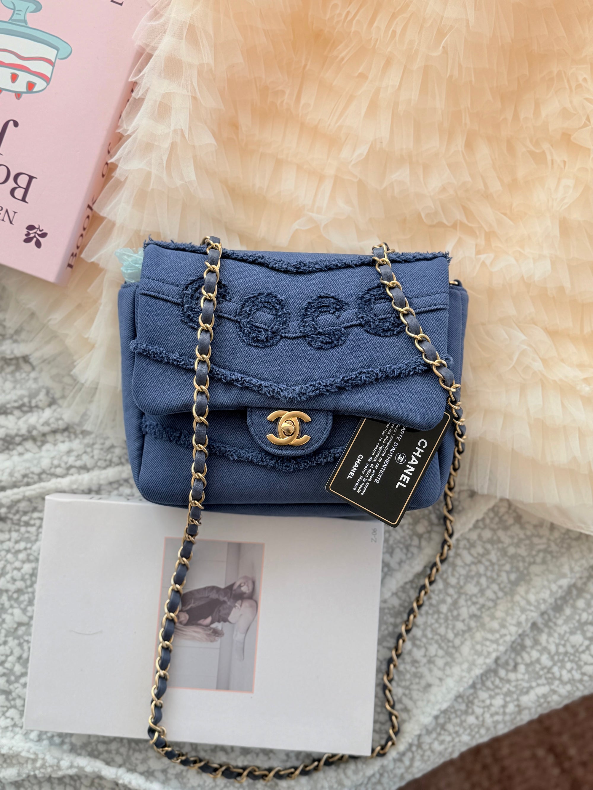 Chanel Coco Denim Mini Square Shoulder Bag