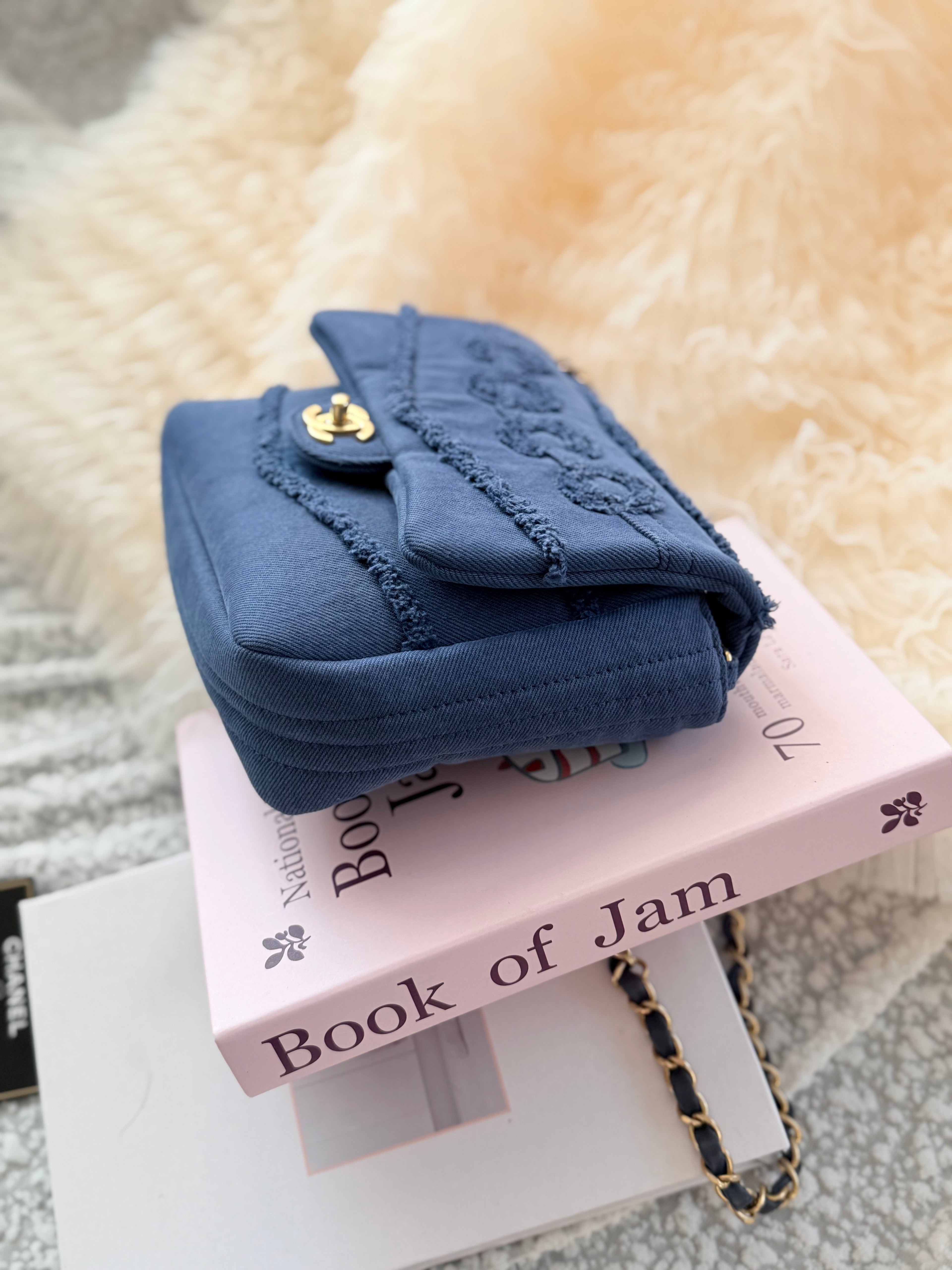 Chanel Coco Denim Mini Square Shoulder Bag