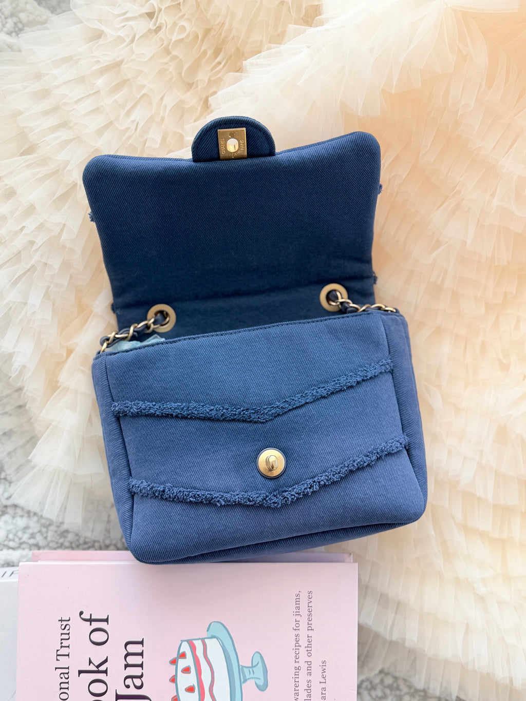 Chanel Coco Denim Mini Square Shoulder Bag
