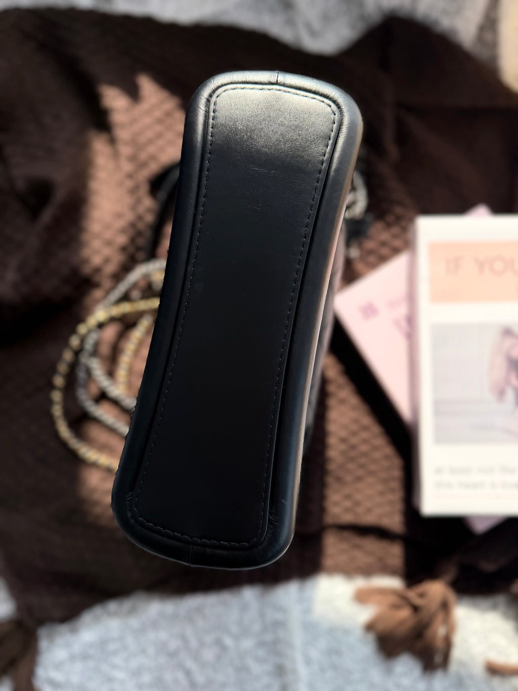 Chanel Gabrielle Hobo Bag, Red Color-block, Medium Size